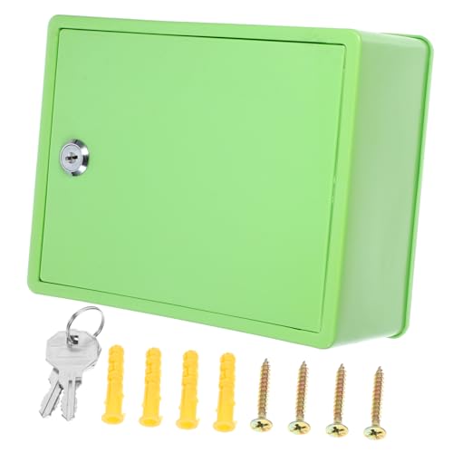 CAXUSD Abschließbare Wand-milchbox Aus Langlebigem Kunststoff Vielseitige Box Mit Schloss Für Milchkannen Und Post Wetterfeste Aufbewahrungslösung Für Außenbereiche Für Zuhause Und Garten