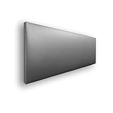 Silcar Home - Cabecero de Cama 150 Polipiel Plateado Jep - Estructura de Madera, 150 cm