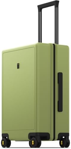 LEVEL8 Luminous Luggage, Pickle Green, Carry-On 20 Inch, Hardside Luggage With Spinner Wheels