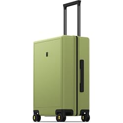LEVEL8 Carry on Luggage Airline Approved with Spinner Wheels, Lightweight Luminous Textured Travel Bags for Women Men, Tsa Lock Cabin Suitcase, 20 Inch, Pickle Green
