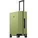 LEVEL8 Handgepäck Koffer Leicht aus 100% Polycarbonat,Koffer Trolleys Hartschalen,TSA,8 Spinner Rollkoffer Reisekoffer Elegance Micro-Diamond Textured Design(54cm,40L,Grün)
