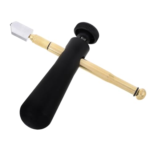 HOMSFOU Professional Glass Cutter Power Handle for Stained Glass Cutting Diamond Tip for Decoration Precision Cutting Tool for Tiles