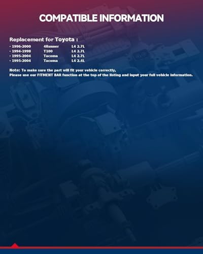 Image of KAX Head Gasket Set Compatible with Toyota Tacoma 1995-2004 2.7L 2.4L, 4Runner 1996-2000, T100 1994-1998, Engine Cylinder Head Gasket Kit, OE# HS9465PT HS54173A HS34625