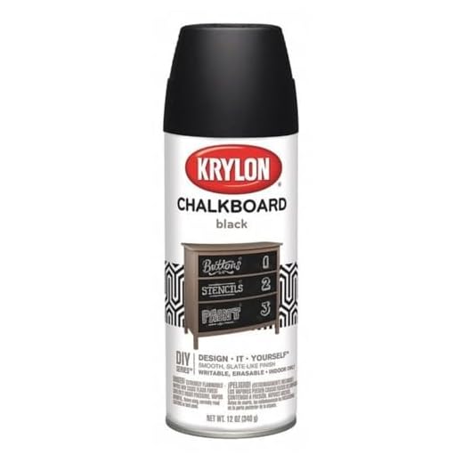 Krylon Spray Paint, Black, Flat, Solvent, 12 oz I00807007-1 Each