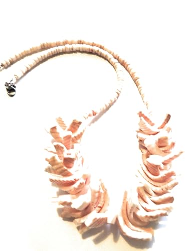 Collier perles de nacre rosées de 43 cm avec fermoir haut de gamme