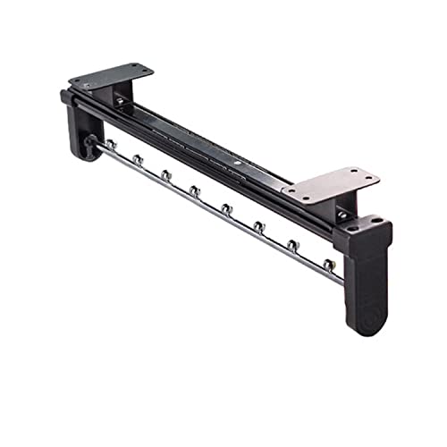 Tringle garde-robe rétractable et rail d'extension placard 50cm