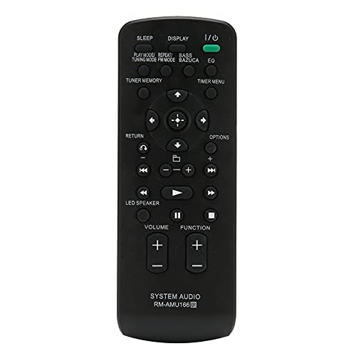 ciciglow Remote Controller, RM‑AMU166 Remote Control Replacement Audio Control System Remote Control for HiFi Audio Control System