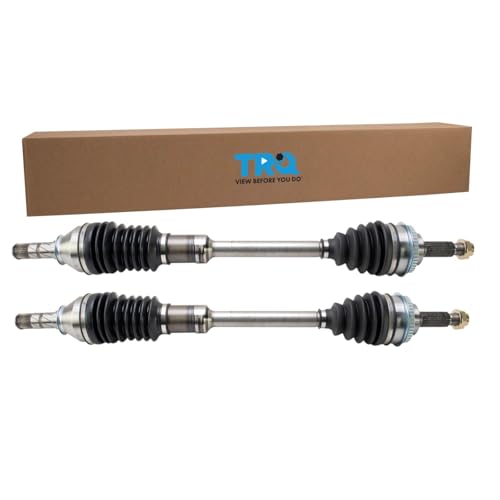 Image of TRQ Front Driver and Passenger Side Severe Duty CV Axle Assembly Set Compatible with 2003-2008 Subaru Forester 2004-2006 Baja 2004-2006 Impreza