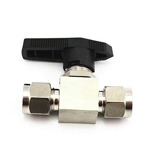 Válvula de bola hembra SS304 para tuberías de 8 mm y conducción de fluidos 4