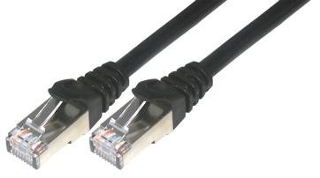 Câble RJ45 cat6 MCL Samar FTP 10m noir pour remplacer le Wi-Fi instable