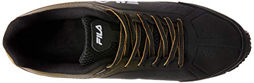 Fila Cage Python, Tênis Masculino, Preto/Dourado, 44
