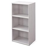 アイリスオーヤマ カラーボックス 3段 簡単組立 工具不要 幅41.5×奥行29×高さ88㎝ ナチュラルホワイト KKCB-3