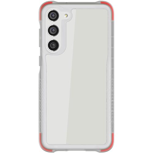 Image of Ghostek Covert Galaxy S23 Plus Case Clear Shockproof Protective Phone Cover with Slim Shock Absorbent Bumper Wireless Charging Compatible Designed for 2023 Galaxy S23+ (6.6 in) (Clear)