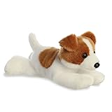 Aurora® Adorable Mini Flopsie™ Jackie Russell™ Stuffed Animal - Playful Ease - Timeless Companions - Brown 8 Inches
