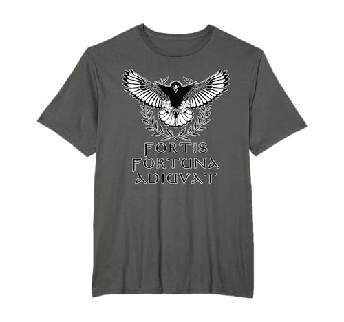 Fortis Fortuna Adiuvat Aguila Romana Camiseta