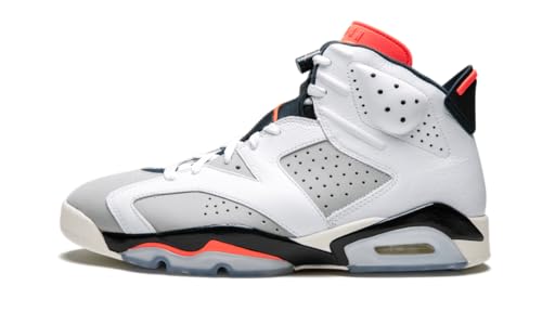 Jordan Mens AIR 6 Retro Tinker Hatfield White/Infrared 23-Neutral Grey 384664 104 - Size 8.5