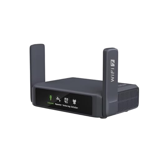 GL.iNet GL-BE3600 (Slate 7) Mobile Reise-Router, WiFi 7 Router, VPN Mobiler WLAN Router Mobil, Pocket WiFi, 2.5G Gigacube Port, Travel WLAN Access Point for Glasfaser Modem, Openwrt/Wireguard/Home