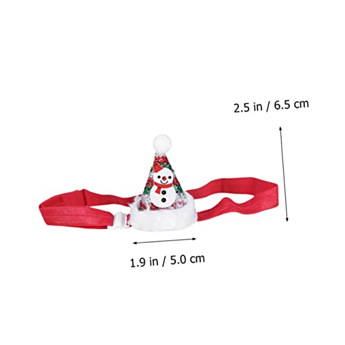 LABRIMP 2Pcs Chapéu De Natal Para Animais De Estimação Festa De Aniversário De Cachorro De Cachorro