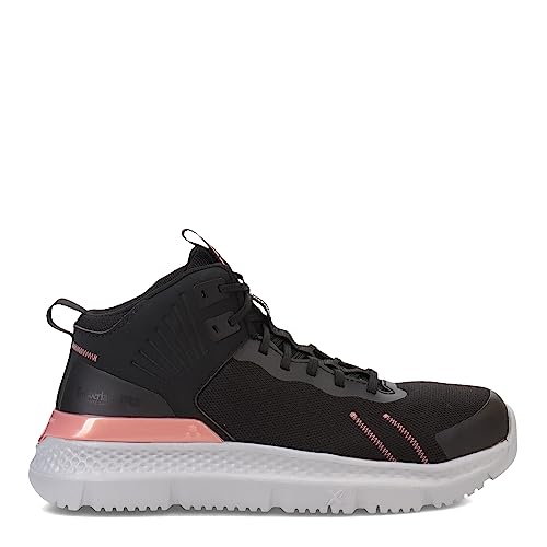 Timberland PRO Timberland PRO Women's Setra Mid Composite Safety Toe Industrial Athletic Work Shoe, Black/Rose Gold, 5.5 M US