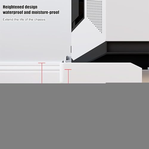 Support d'ordinateur extensible et tour mobile réglable pour unité centrale de bureau - 6