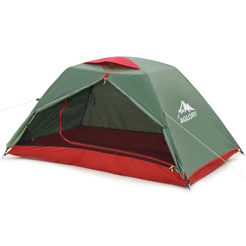 Camping Dome Tent for 1 to 2 Person, Lightweight Backpacking Easy Setup Waterproof Family Tents for Hiking Traveling Mountaineering & Outdoor image 8