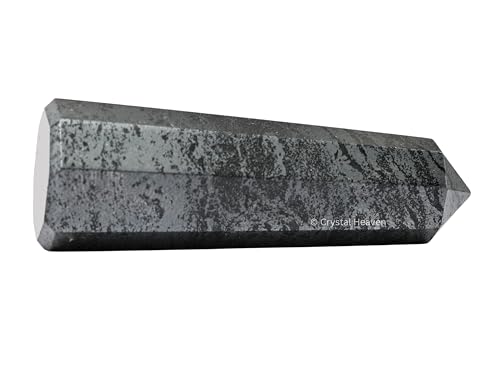 Image of Crystal Heaven Certified Hematite Crystal Tower Obelisk Point For Chakra, Healing And Balancing - Aaa Grade Original Certified Gemstone Agate For Reiki Meditation Yoga Spiritual (3-4 Inches)