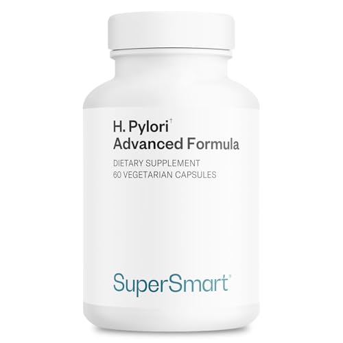 Supersmart H. Pylori Advanced Formula (Mastic Gum, Probiotics & Prebiotic) - Complete Action | Made...