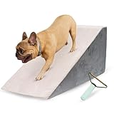 Rampa para Perros (Pequeños y Grandes) − La Ayuda del Día a Día para Subir al Sofá, Funda Lavable e Incluye Cepillo | Soporta hasta 22 kg