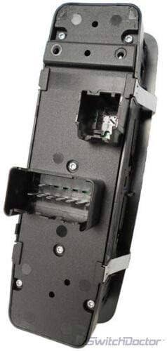 SWITCHDOCTOR Window Master Switch for 2008-2009 Chrysler Town & Country, Nitro, Grand Caravan, Liberty (Pin Check Required)