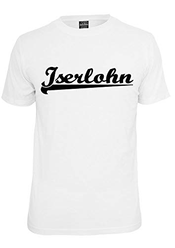T-shirt Iserlohn College pour homme et femme en coton noir taille 3XL