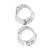 ibasenice 2 piezas Collar Gargantilla Africana Gruesa de Cuero Ligero para Mujer Diseño Tribal Único Joyería Artesanal de Plata