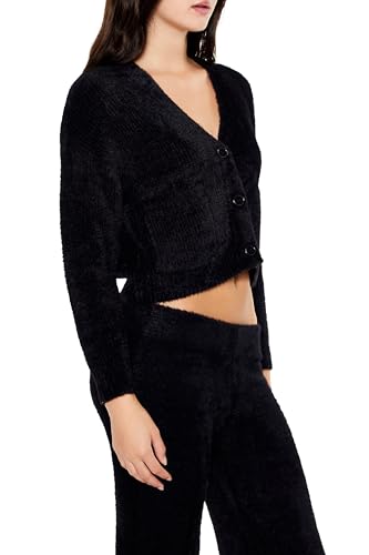 Image of Forever 21 Women's Fuzzy Cardigan Sweater