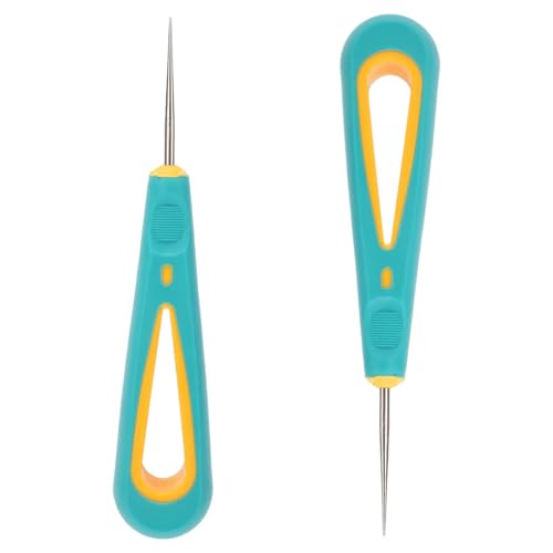 Kukyller Racquet Stringing Straight Awl, 2PCS Sports Tennis Stringing Machine Tools Tennis Badminton Racket Tools Racket String Assistance