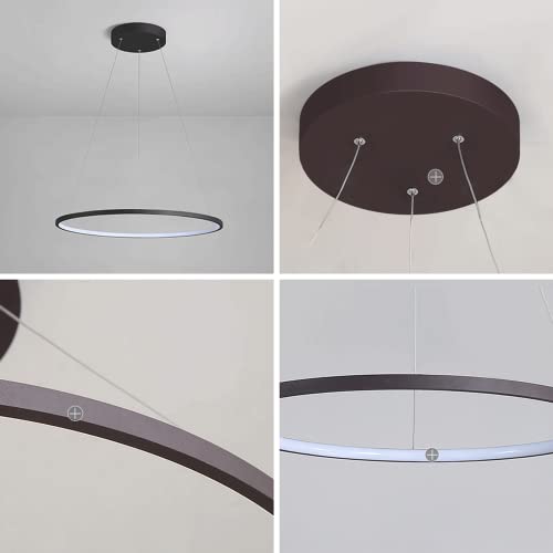 Lustre LED moderne ultra-mince pour illuminer votre salle à manger - 6
