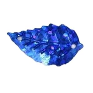 WEKONUMEX Blatt Pailletten 50g Laser Dunkelblau