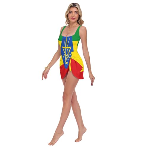 Trajes de baño para mujer de Etiopía con reductor abdominal de playa 2