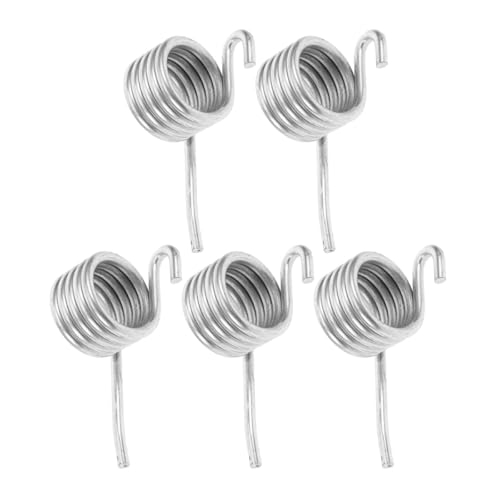 Beaupretty Resorte de Repuesto en Forma de V para Cubo de Fregona Industrial, 5 Piezas Resistentes de Acero Inoxidable para Escurridor Mopeador, Accesorio Compatible para Cubeta Drenaje
