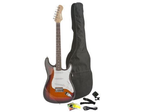 Fever tB[o[ Full Size GLM^[ with MOobO M^[P[X, Clip on `[i[, Cable, Xgbv and Strings Color Sunburst, A600-SB GLM^[ GNgbNM^
