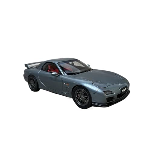 Maqueta de Coche a Escala 1:18 para Mazda Rx7 Spirit R Modelo Automóvil Aleación Colección Fanáticos Recuerdo Adorno De Metal Estático Exhibición Miniaturas de automoción