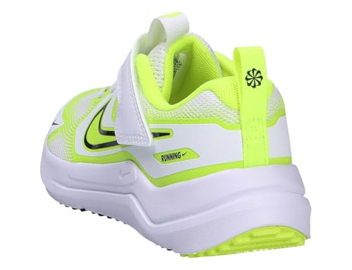 Nike Cosmic Runner Little Kids' Shoes (HM4400-106, White/Volt/Black)3