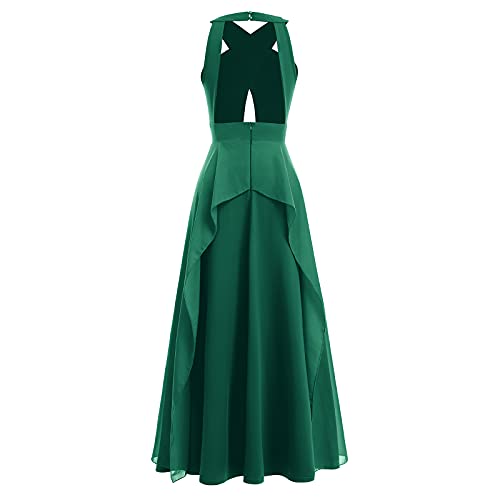 Image of Women Transformer Hi Low Evening Long Prom Dress Halter Convertible Multi Way Spaghetti Strap Wedding Cocktail Maxi Gown