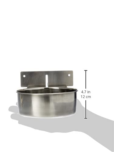 Nobby Edelstahlnapf Befestigung Platte, 15,0 cm, 1,00 ltr.