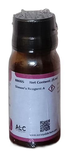 ALC Simon's Reagent A, Laboratory Grade Chemical, 25 ml Glass Bottle, Liquid Form, Professional Lab Use-image-19