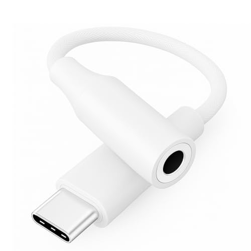 Image of Apple-Original Type-C to 3.5mm Headphone Jack Adapter | USB-C to Aux Audio Converter for iPhone 15 /16 & Samsung Galaxy S24 /S23 /S22 /S21 /S20 (APL15-AUDIO-JCK-WHT-2)