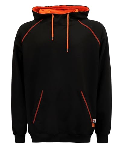 VATRENUS FR Hoodies for Men 7.5oz Cotton Flame Resistant Pre-Washed Fire Retardant Welding Sweatshirt