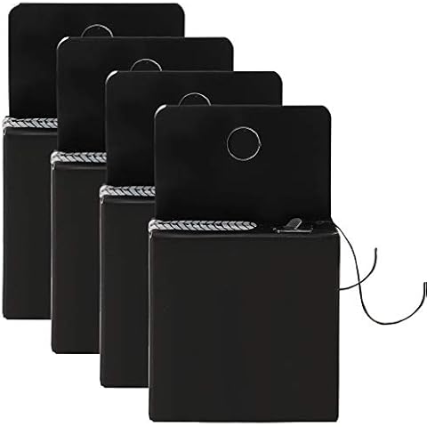 ruggito 4 Pack Pre-Inked Mapping String for Eyebrows, Eyebrow Mapping String for Microblading, Microshading, Cosmetic Tattooing, Makeup Supplies Accessory Cover