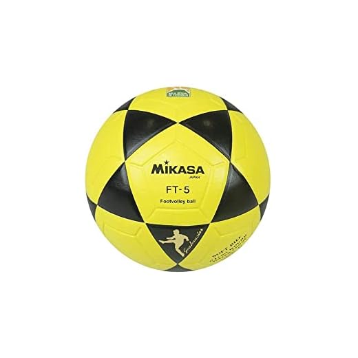 Mikasa Bola de Futevolei FT 5 Amarelo e Preto