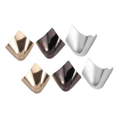 ifundom 3 pares Protectores Puntera Zapatos de Tacón de Hierro Cubre Tacones Duraderos y Resistentes Accesorio Decorativo y Funcional para Proteger Punteras de Botas y Zapatos Elegantes