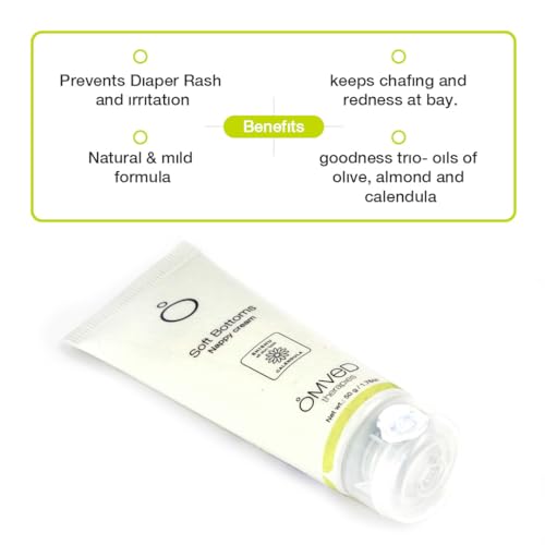 Image of Omved Soft Bottoms Baby Nappy /Diaper Cream - 50 Gram