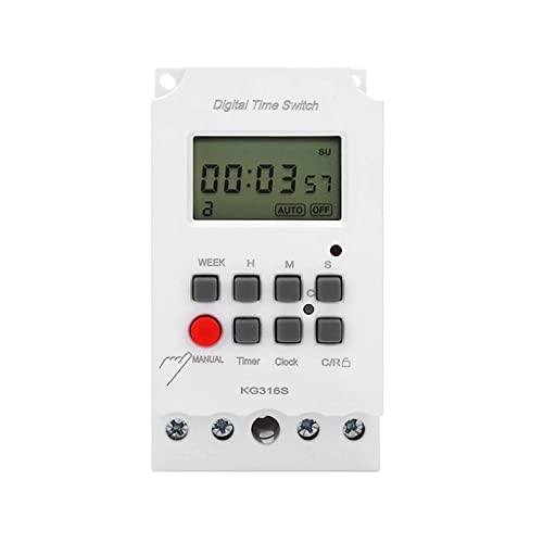 Commutateur de minuterie électronique 220VAC 12V 25A programmable KG316S